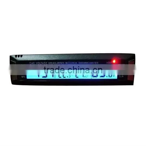 3in1Digital LCD DC 12V Backlight Clock CAR Thermometer Monitor Voltage Display