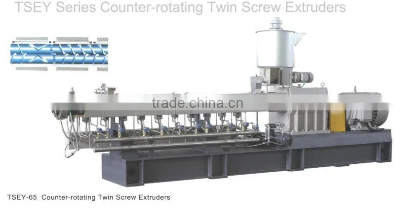 LDPE Twin Screw Extruder Machine For Recycling Pellet Making Line/Soft Rigid Plastic PVC Compound Granule Granulating Extruder