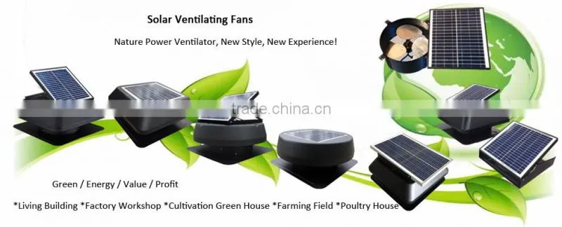 solar attic fan with 20W adjustable solar panel