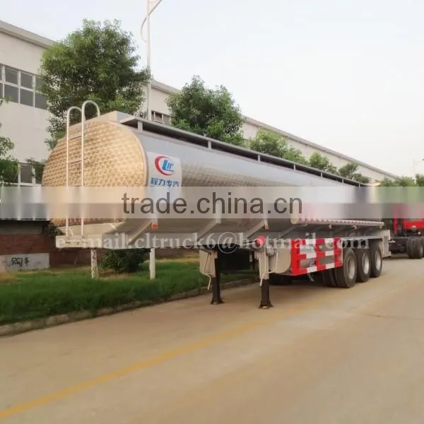 CLW 3 Axles Stainless Steel Oil Semi Trailer 42000L