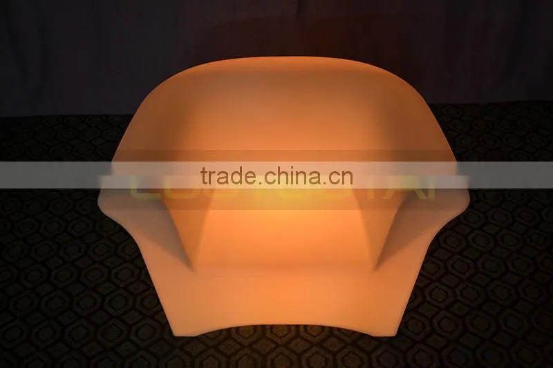 High-grade illuminated led bar furniture battery opertaed remote control led bar sofa LTT-SA07