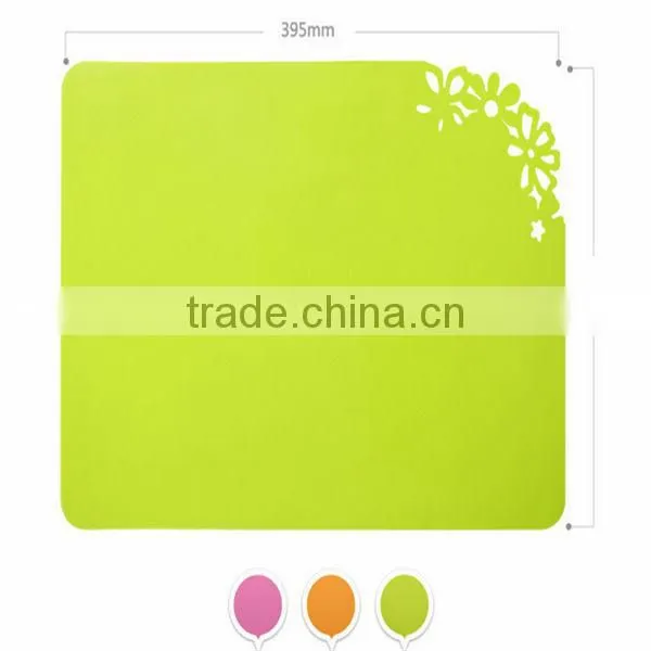 Eco-friendly Customized colorful silicone pot coaster