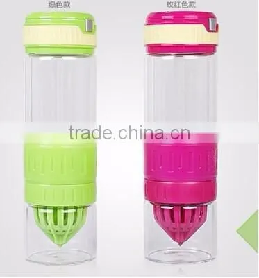 Multfunction infuser water bottle/fruit infusion bottle