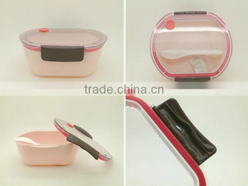 food grade BPA free plastic lunch box/food container/food box/food bowl/bento box