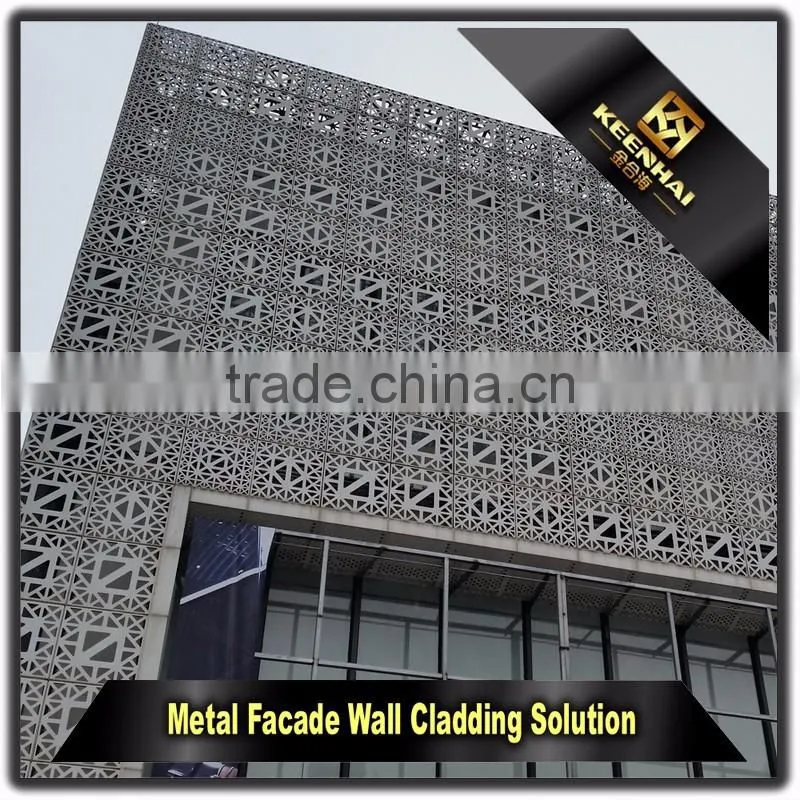 Facade Panel Laser Cutting Aluminium Decorative Wall Panel Outdoor