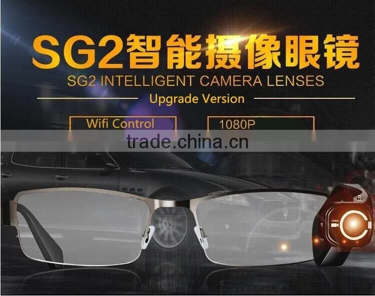 Intelligent Wifi 1080P Full HD Camera Shooting Video Recording 2 In 1 Eyewear Glasses