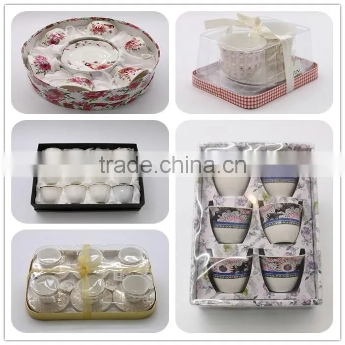 Drinkware wholesale alibaba arabic turkish tea and saucer, personalized tea cup saucer set