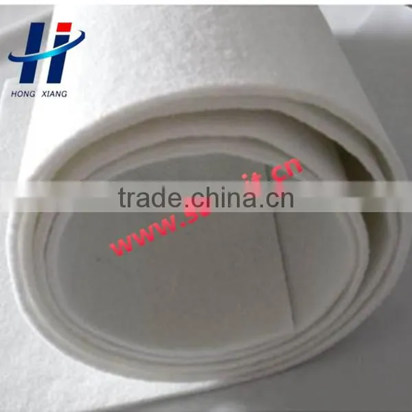 PET short fiber non woven geotextile for landfill filtration