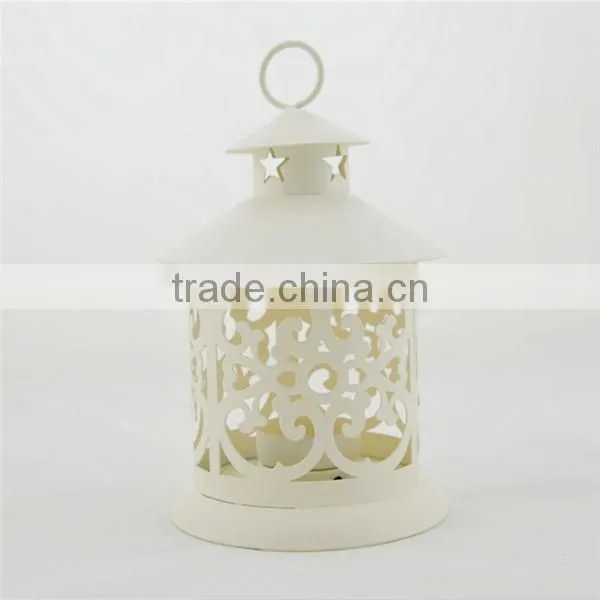 Metal antique birdcage candle holder