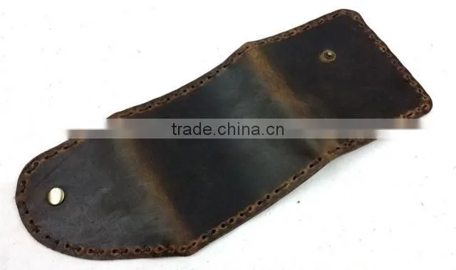 Crazy horse leather atm card holder or credit card holder leather for men