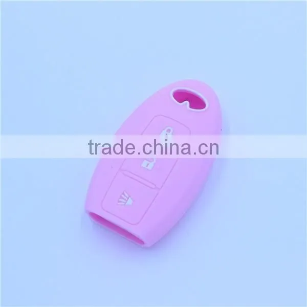 Silicone rubber fob key bag for infiniti 3 button keys