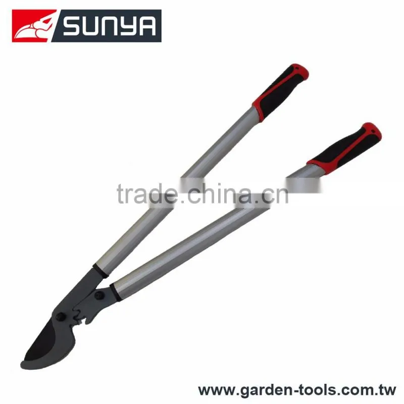 Heavy duty bypass gear lopping shears