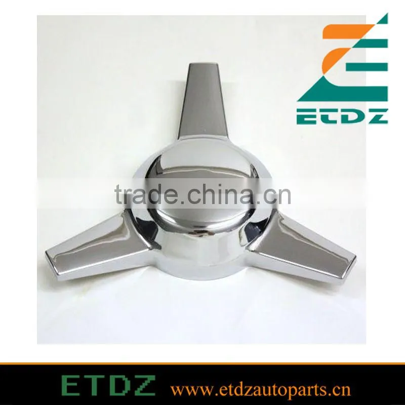 made of Stainless steel chrome plated knock-off wire wheel cap