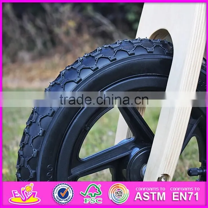 2016 new design log wood wooden kids balance bike for sale W16C156