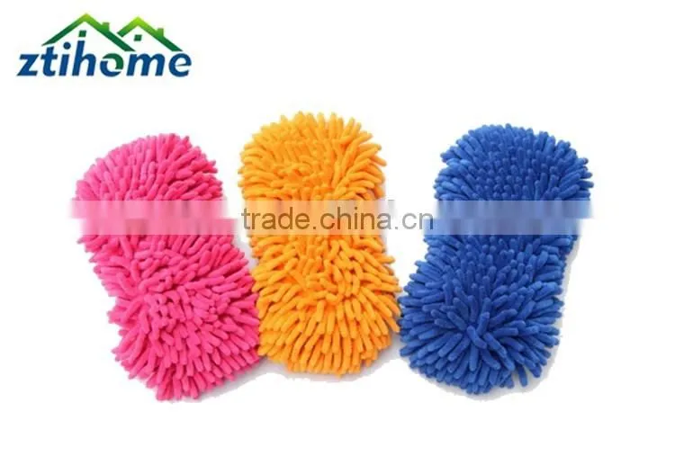 Car Wax Sponge Wash Gloss Microfiber Cleaning Pad