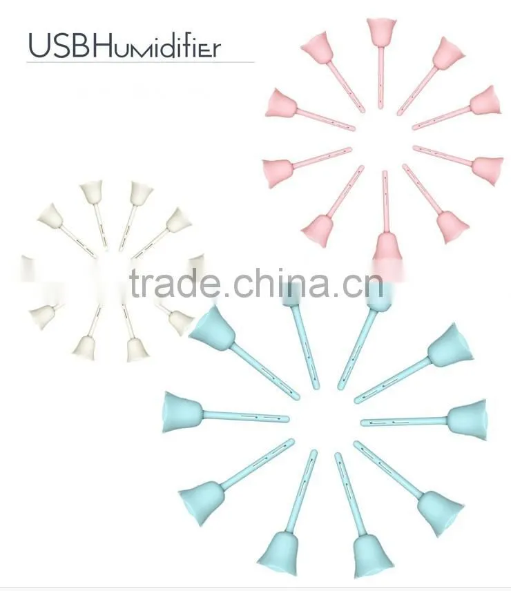 USB Portable Mini Flower Humidifier Rose Tulip Shape Air Diffuser Mist Make
