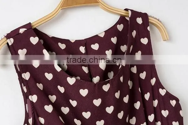 HD-D140 hot design elegant fashion dotted women dress/casual ladies dress