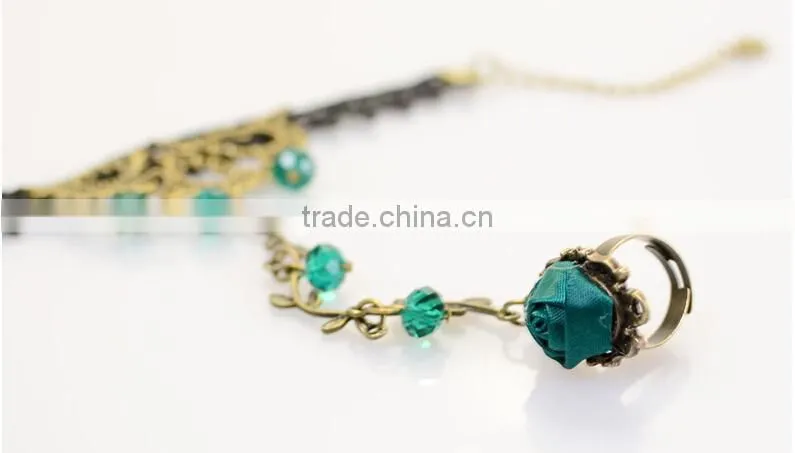Hot sale South Korean jewelry antique lace diamond jewelry sets wholesale