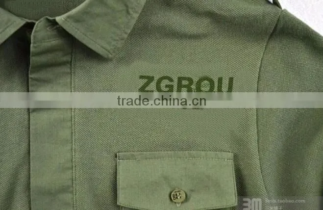 Top sales polo combat shirt design army t shirt pockets