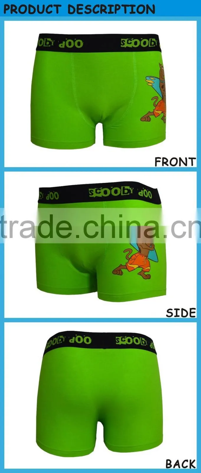 Brand Custom Men Underwear Short Cotton Men Boxer