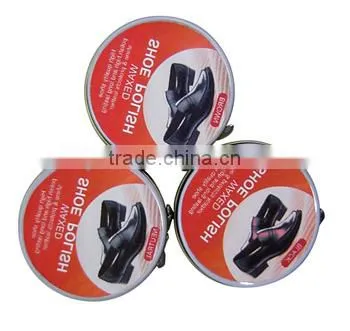 waterproof greasy metal tin shoe polish