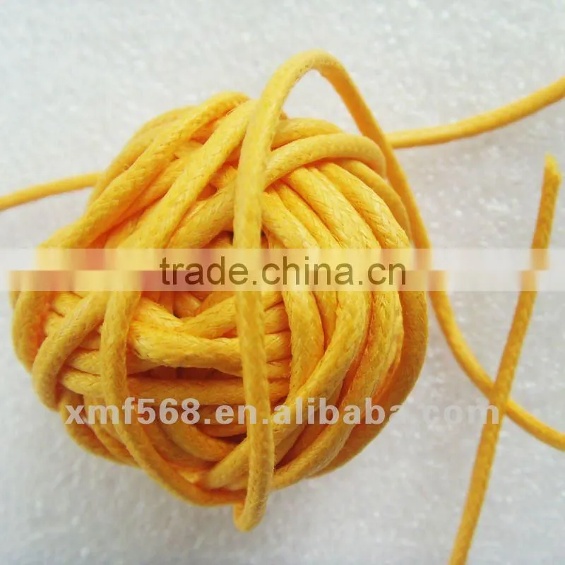 decorative Gold color nylon twist handle rope