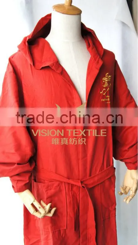 Hooded Microfiber Bathrobe
