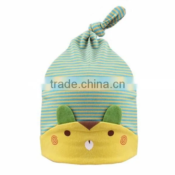 new design cute bear knitted kids cotton hat