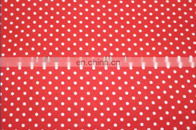 65/35 T/C dot printing fabrics for dress