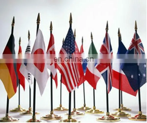 USA table flag with stand