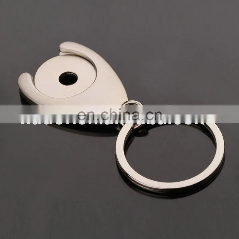 shopping cart coin holder keychain