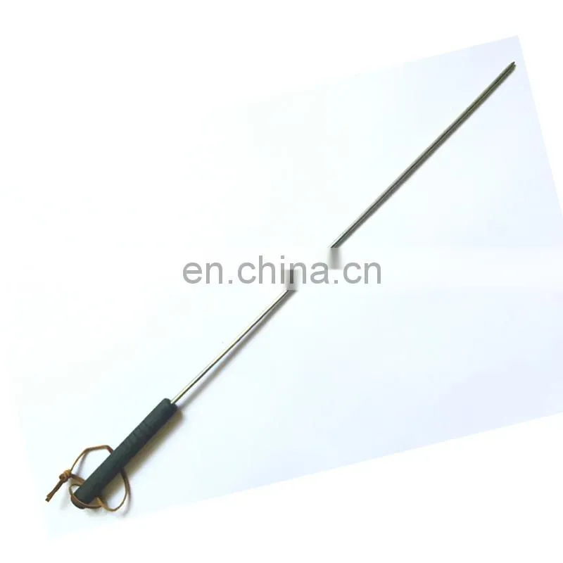 Wood handle stainless bbq skewers