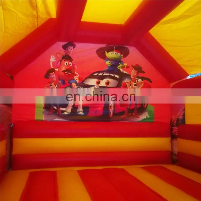 2019 new design!!! Mini inflatable bouncer with car theme for kids