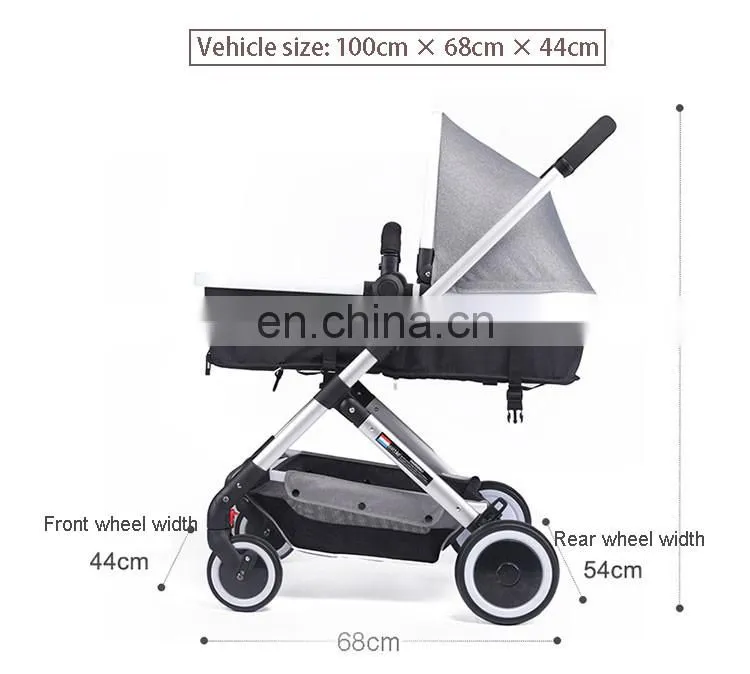 2017 High Class Travel System Folding Baby Stroller Deluxe
