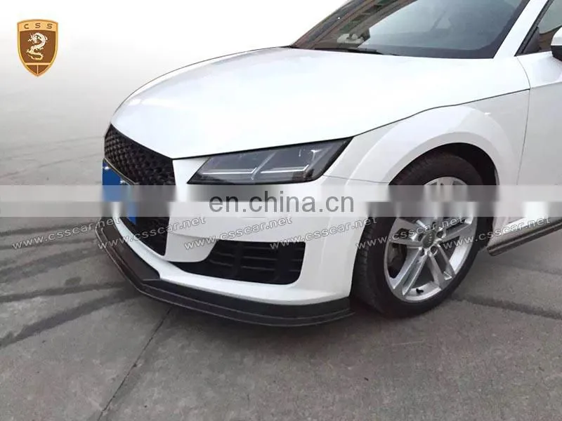 lips/spoiler/side skirts carbon fiber body kit for audi TT 2016