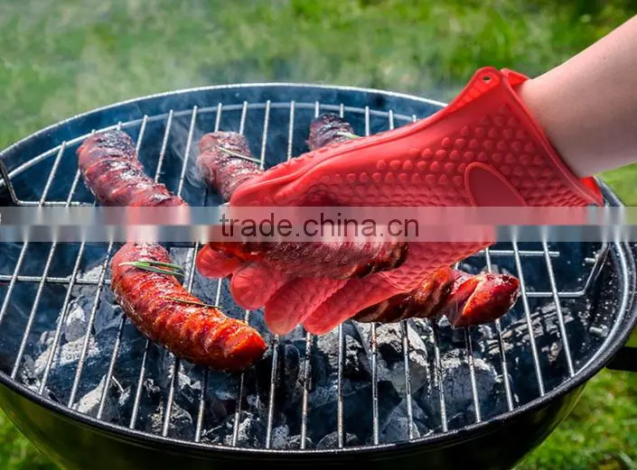 Silicone Heat-resistant Grilling Oven Baking Gloves
