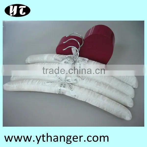 low price satin hanger offwhite color hanger