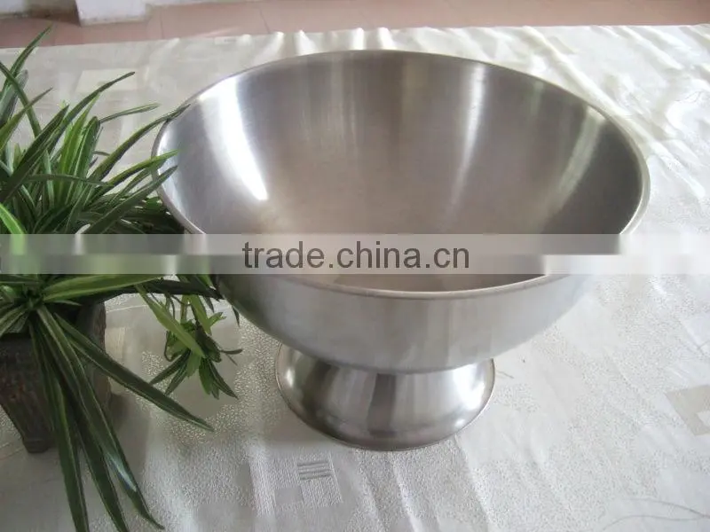luxury oval metal bucket for party