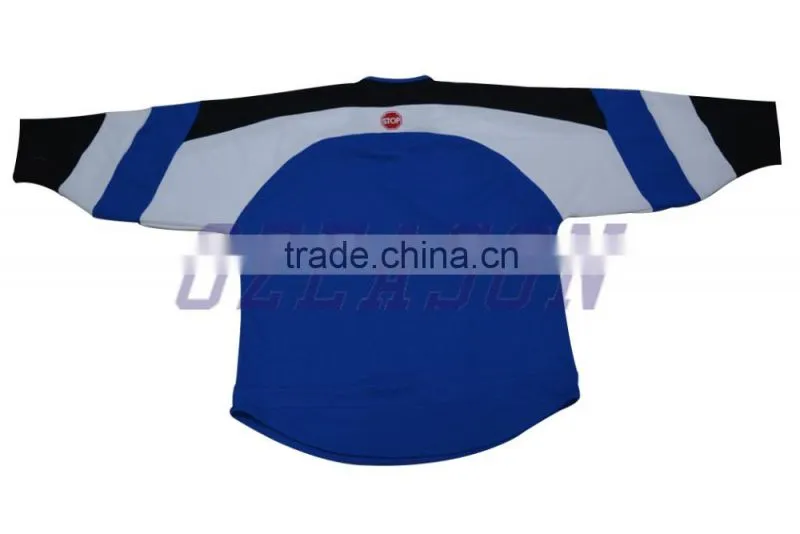 Custom men's hockey jersey set embroidery ice hockey jersey with socks for teams