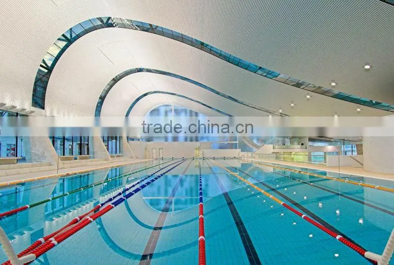 Economical cost large span steel structure swimming pool roof