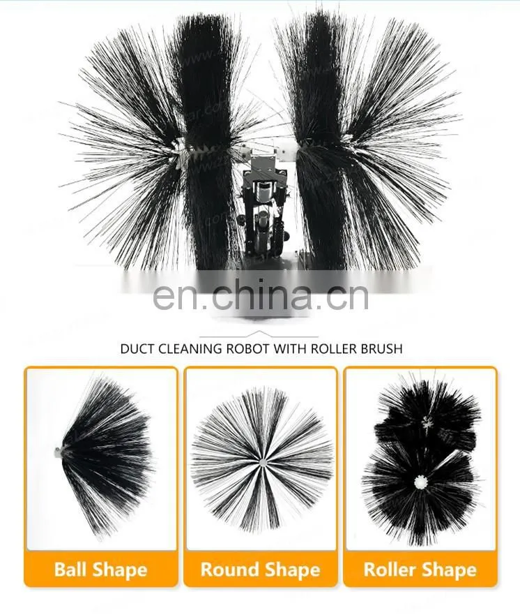 Telescopic Lifting Design Robot Duct Cleaning Equipment For 1m Height Duct