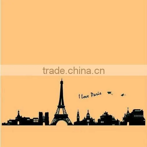 Children's height pvc wall stickers for sitting room