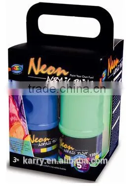 2015 New 6ct 3d Glitter Glue