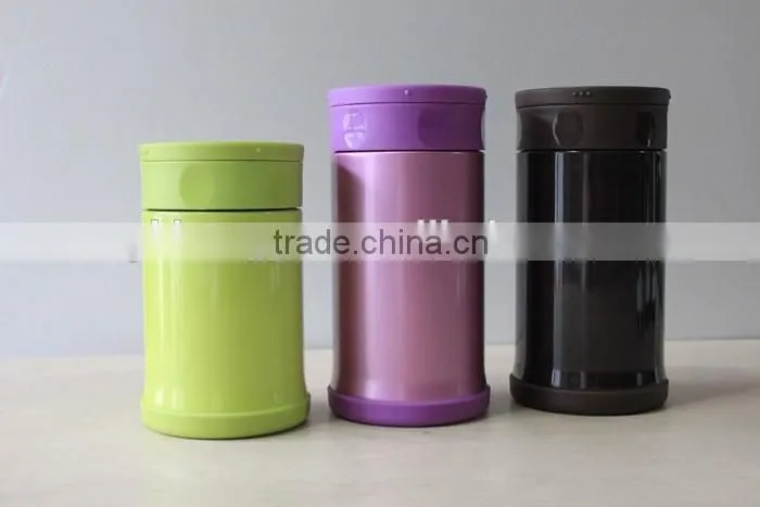 EU/LFGB 500ml/750ml double wall stainless steel insulated food thermos