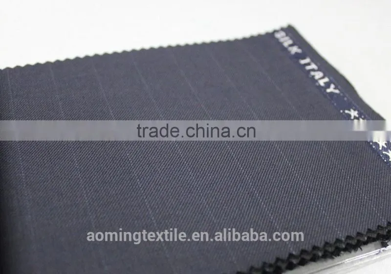 cheap Wool Suit Fabric on PROMOTION with big Stripes