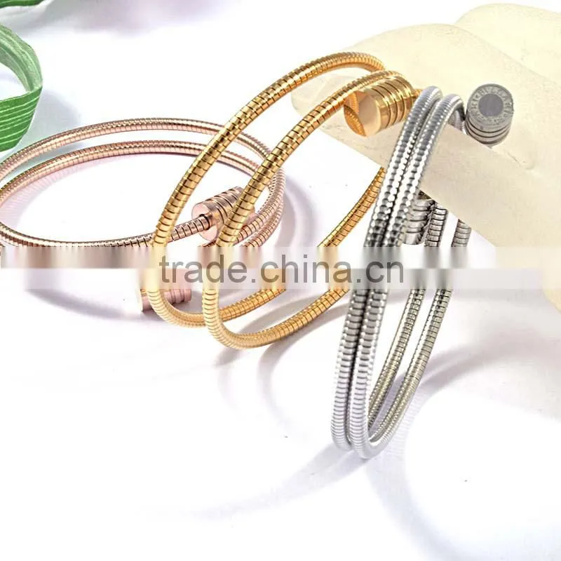 women bracelets stainless steel jewelry gold bangles