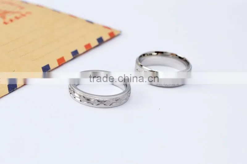 Top Sale Newest Product 316l stainless steel jewelry wholesale rings silver rings