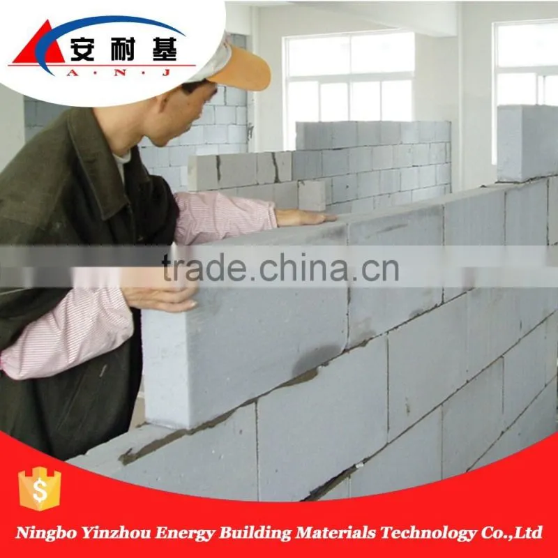 masonry materials autoclaved lighweight concrete bricks adhesive