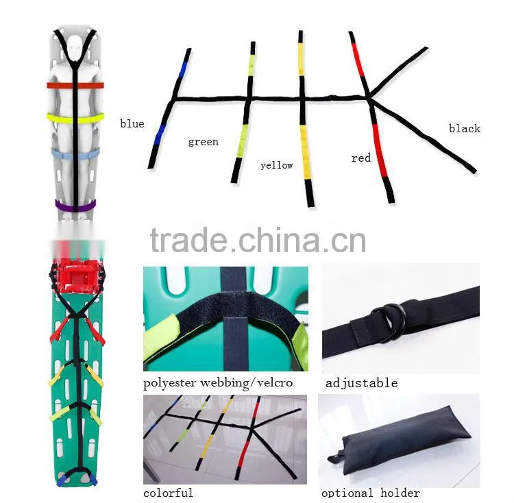 spider straps spine board straps