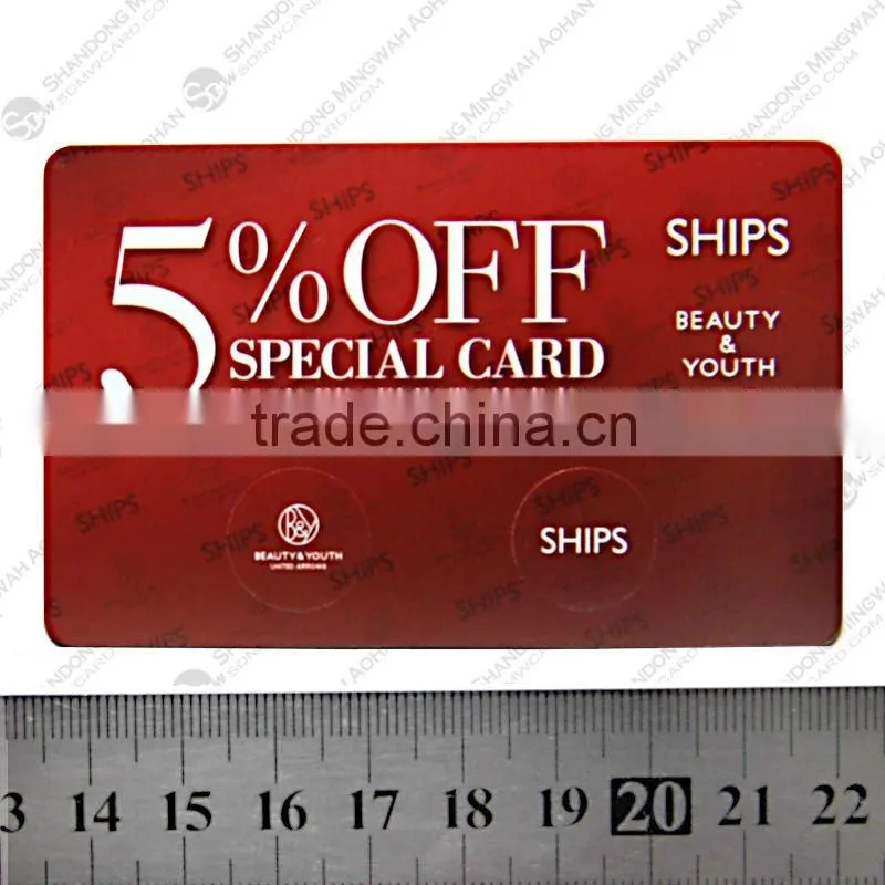 125Khz/13.56Mhz pvc rfid card/contactless smart card